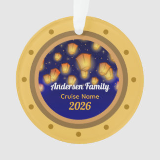 Adorno Family Floating Lantern Cruise Vacation Tree