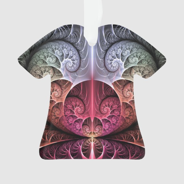 Adorno Fantasía irreal abstracta arte fractal (Anverso)