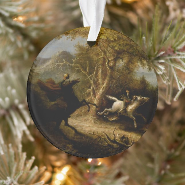 Adorno Fantasma de Halloween, un jinete sin cabeza (Árbol)