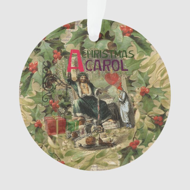 Adorno Fantasma del Ilustracion actual de Navidad (Anverso)