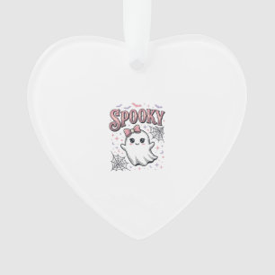 Adorno Fantasma Lindo Espeluznante Diseño de Camiseta Vin