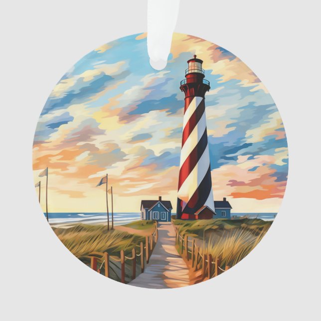 Adorno Faro Cabo Hatteras Ornament (Anverso)