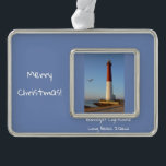 Adorno Faro de Barnegat<br><div class="desc">Ornamento del navidad del faro de Barnegat</div>