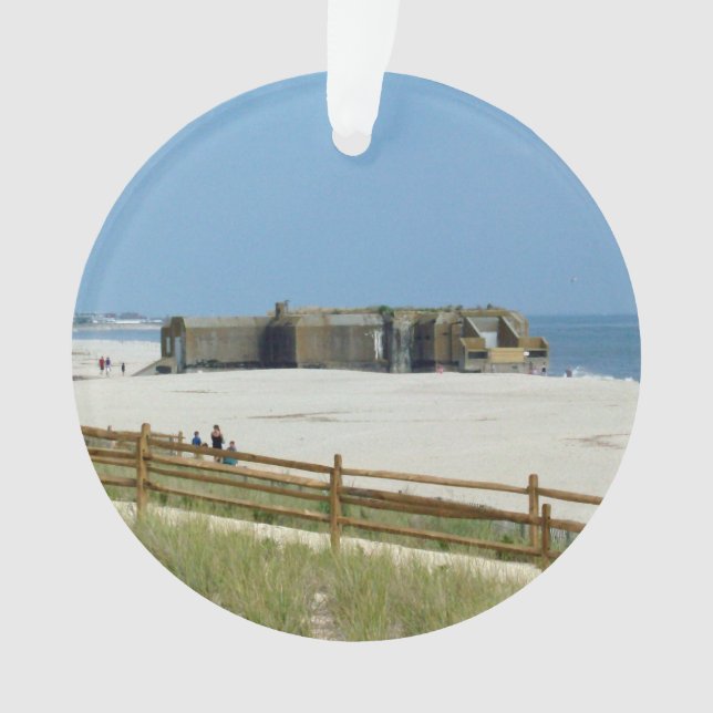 Adorno Faro de Cape May y Bunker (Anverso)