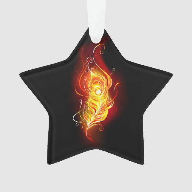 Adorno Feather Peacock (Anverso)