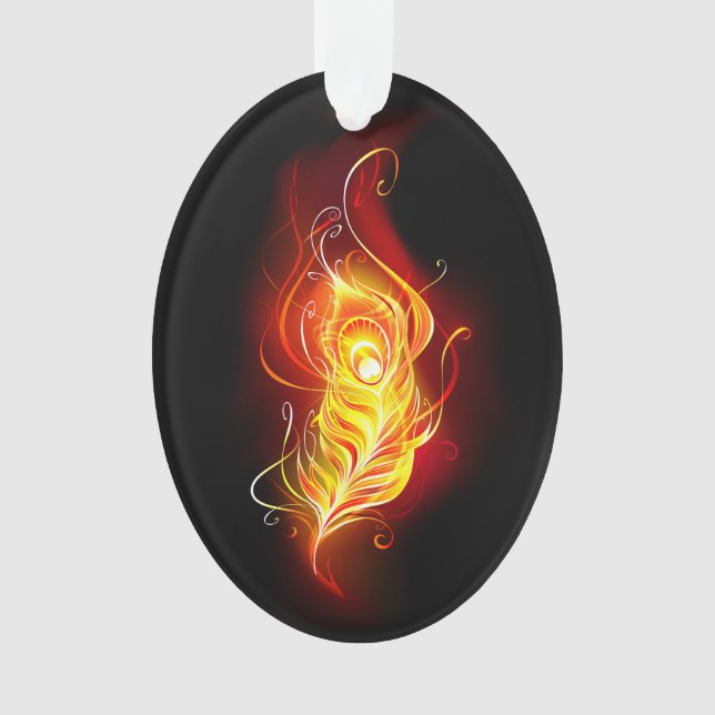 Adorno Feather Peacock (Anverso)