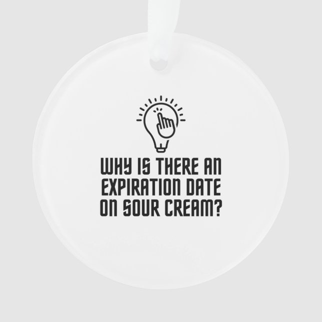 Adorno Fecha de caducidad de la crema agria (Anverso)