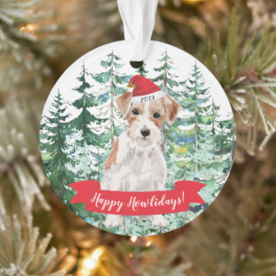 Adorno Felices días perrunos Terrier de pelo duro Jack Ru