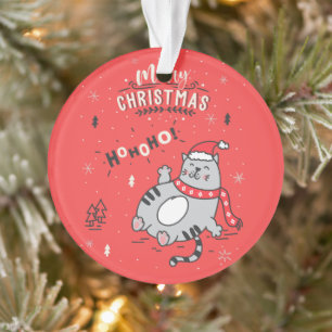 Adorno Felices y divertidas felicitaciones a los gatos Na