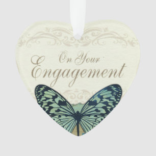 Adorno Felicitaciones a Butterfly por su compromiso