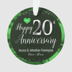 Adorno Feliz 20° Aniversario Boda