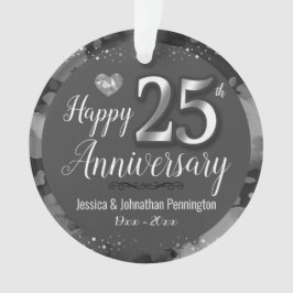 Adorno Feliz 25° Aniversario Boda