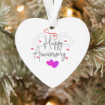 ADORNO FELIZ ANIVERSARIO<br><div class="desc">Celebra momentos apreciados con este "ANIVERSARIO FELIZ", un recuerdo eterno para el día especial de cualquier pareja. Ideal para añadir elegancia a los árboles de vacaciones, decoración de aniversario o exhibición durante todo el año, este adorno capta la esencia del amor y el compromiso. Está hecho con materiales duraderos y...</div>