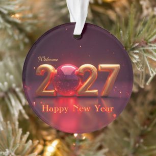 Adorno Feliz Año Nuevo 2027