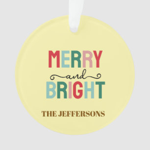 Adorno Feliz Año Nuevo Navidad Feliz Familia