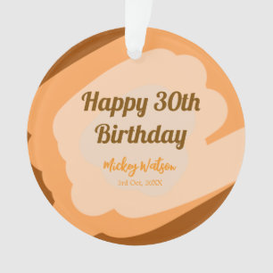 Adorno Feliz cumpleaños 30 rústico madera Halloween otoño