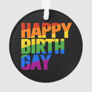 Adorno Feliz Cumpleaños Gay