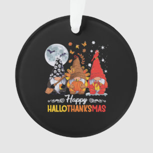 Adorno Feliz Día de Acción de Gracias Hallothanksmas Gnom