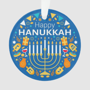 Adorno Feliz Día de Hanukkah