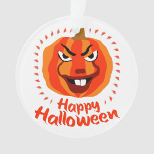 Adorno Feliz Halloween 🎃 divertida calabaza espeluznante