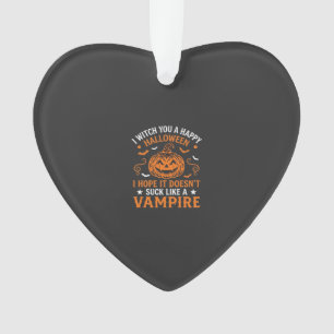 Adorno Feliz Halloween Vampiro Calabaza Bruja Sombrero Mu
