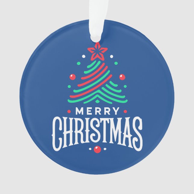 Adorno Feliz Navidad 1 (Anverso)