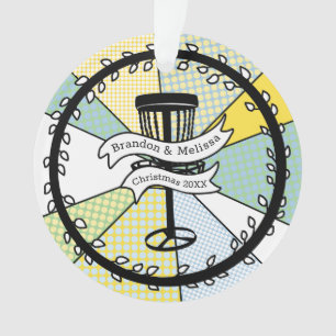 Adorno Feliz Navidad a mi disco favorito Golfer