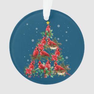 Adorno Feliz Navidad al cardenal cardenal Bird Amantes de