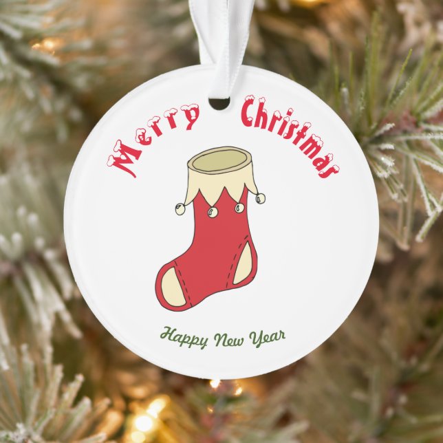 Adorno Feliz Navidad Año Nuevo (Árbol)