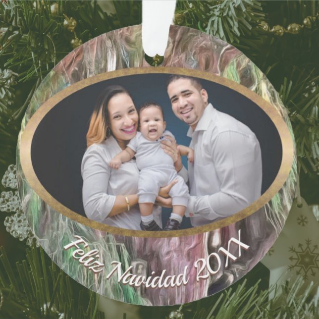 Adorno Feliz Navidad Árbol de Tule OAX1 (Subido por el creador)