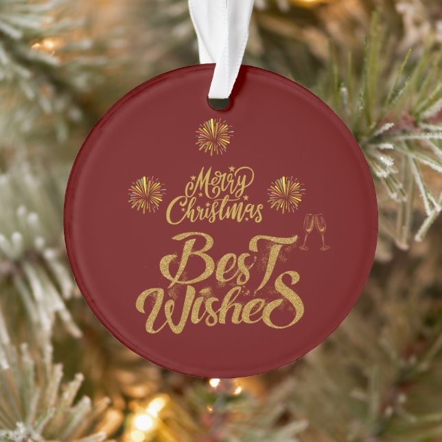 Adorno Feliz Navidad elegante moda (Árbol)