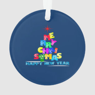 Adorno Feliz Navidad Feliz Año Nuevo