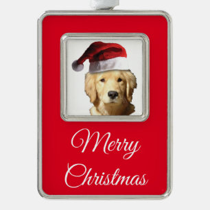 Adorno Feliz Navidad Golden Retriever
