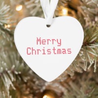 "Feliz Navidad" letras rojas fondo blanco