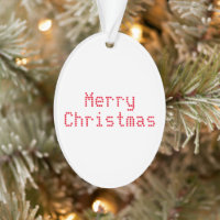 "Feliz Navidad" letras rojas fondo blanco