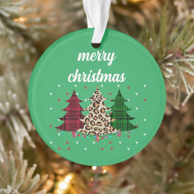 Adorno Feliz Navidad Moderna y Elegante (Árbol)