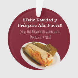 Adorno Feliz Navidad Navidades al Comelón de Tamales