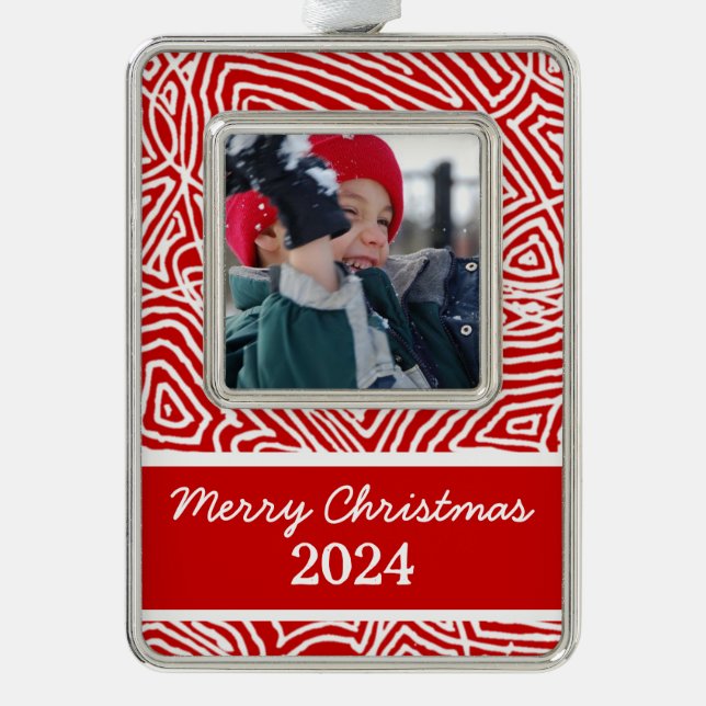 Adorno Feliz Navidad personalizada (Anverso)