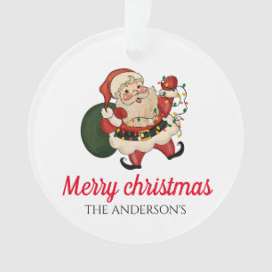 Adorno Feliz navidad santa