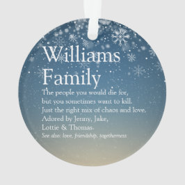 Adorno Feliz Navidad y vacaciones en familia