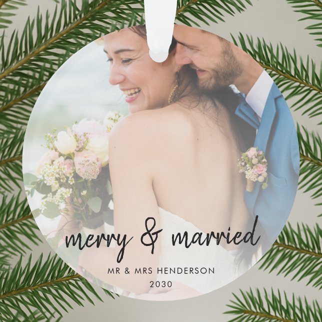 Adorno Feliz y casado | Primeras Navidades de los recién  (Subido por el creador)