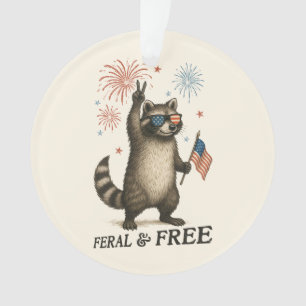 Adorno Feral Pero Fuegos Artificiales Gratuitos Feral Rac