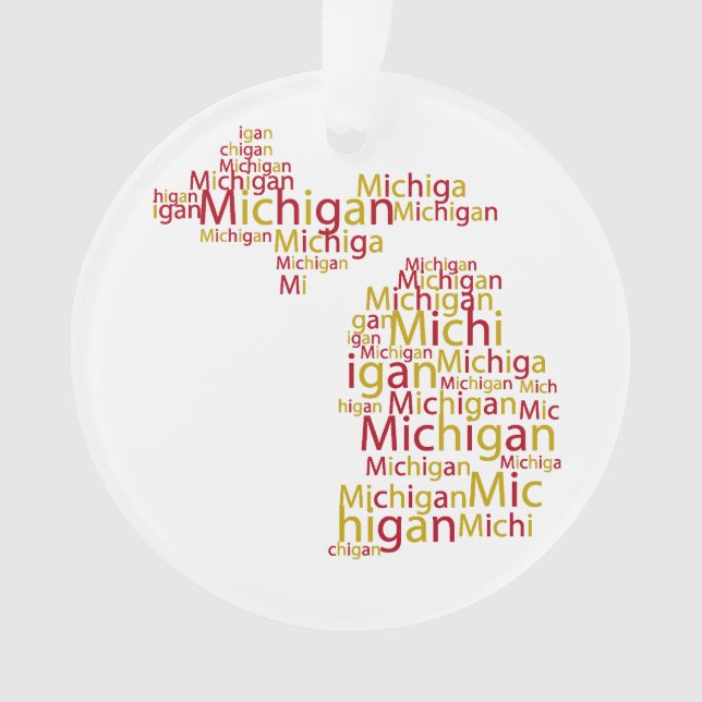 Adorno Ferris State Univerity Michigan Shaped (Anverso)