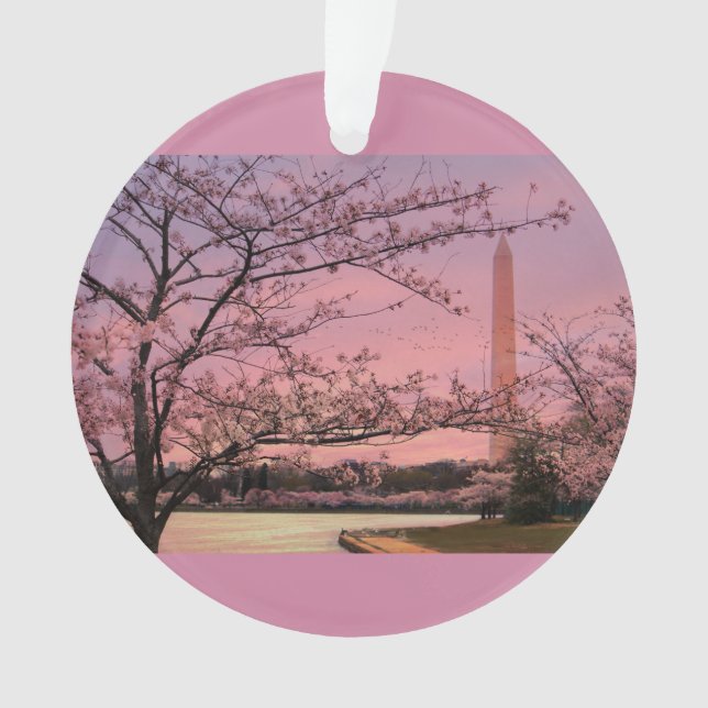 Adorno Festival Washington Monument Cherry Blossom (Anverso)