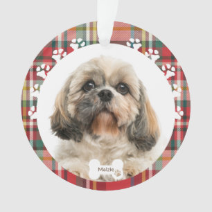 Adorno Festividad del personalizado Shih Tzu Mascota de P