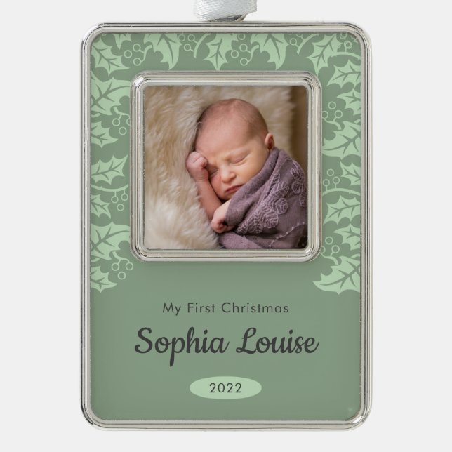 Adorno Festividad| Mi primera foto de Navidad (Anverso)