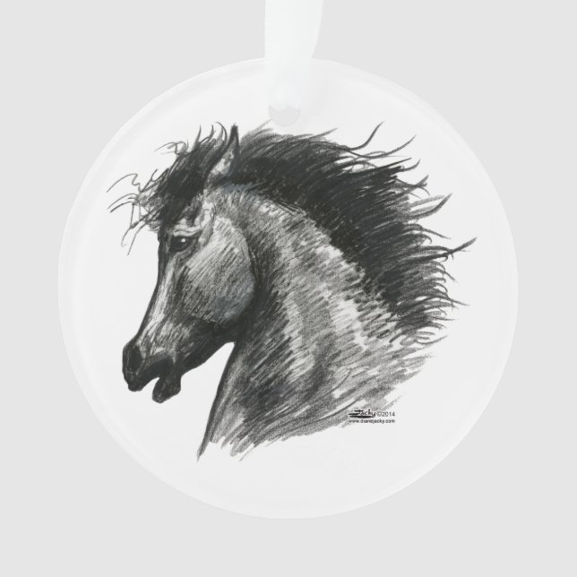 Adorno Fiery Wild Horse (Anverso)