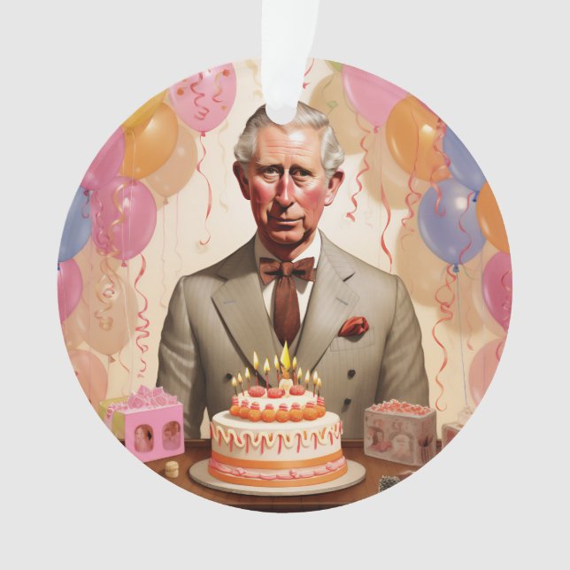 Adorno Fiesta de cumpleaños del Rey Carlos III (Anverso)