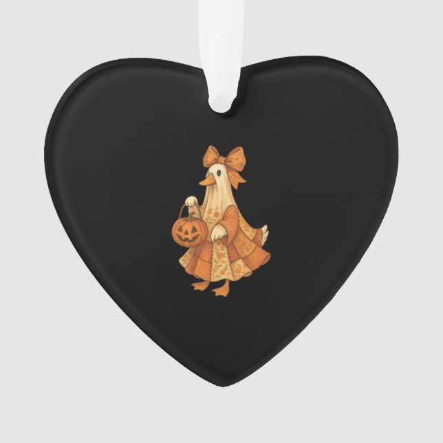 Adorno Fiesta de Halloween de Cuck Duck Patchwork (Anverso)