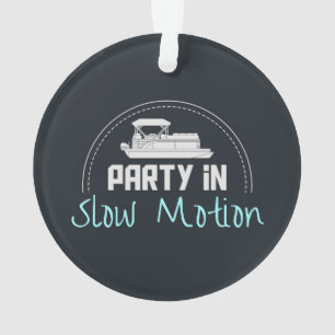 Adorno Fiesta de pontón en cámara lenta